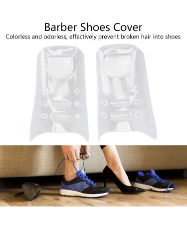 Barber Shoes Cover - Hair Proof & Transparent Protection for Stylists | Hair Salon Essential - Buy Online on GoSupps.com