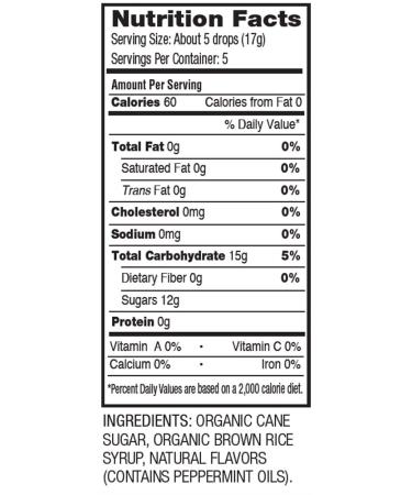 Yummy Earth Organic Candy Drops - Wild Peppermint - 3.3 oz - Case of 6 | All-Natural Treats - Buy Online on GoSupps.com