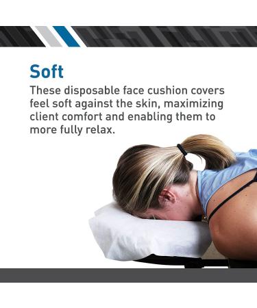 BodyMed Disposable Face Cradle Covers - 200 Medical-Grade Sheets - Ultra Soft & Luxurious Massage Headrest Covers - Buy Online on GoSupps.com