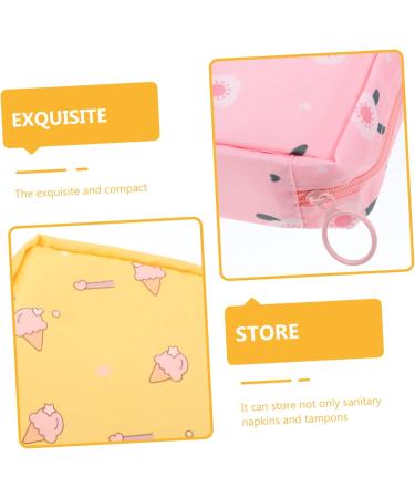 Buy Healeved 8 STK Storage Bags - Women's Bandages Tampon & Pocket Wallet - Oxford Fabric Digital Accessories - 4 Colors 12x12cm - International Shipping - Buy Online on GoSupps.com