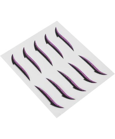 Jauarta Stickers Colorful Reusable Waterproof Self Adhesive Stickers for Weddings Dance Parties (Purple) - Buy Online on GoSupps.com