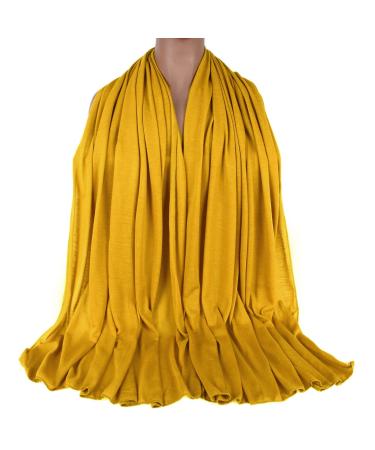 Kachanaa African Turban Head Wrap Jersey Scarf - Ginger Yellow - Buy Online on GoSupps.com