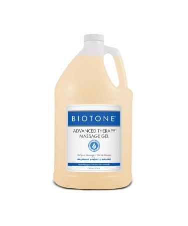 BIOTONE Advanced Therapy Massage Gel, Smooth, Silky Glide Without the Oil Feel, Ideal Workability, Nut-Oil Free, Hypoallergenic 128 Fl Oz (Pack of 1) - Buy Online on GoSupps.com