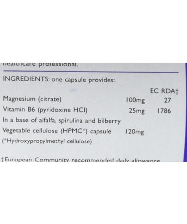 Viridian Magnesium Citrate with B6 - 90 Vegicaps - Buy Online on GoSupps.com