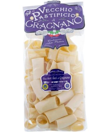  Italian Gourmet E.R. Il Vecchio Pastificio di Gragnano Pasta Paccheri Lisci Lot de 12 p tes IGP Gragnano en semoule de bl dur 500 g + bo te de 400 g - Buy Online on GoSupps.com