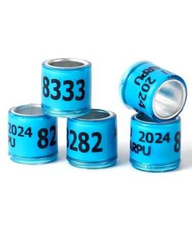 50 Pcs Multicolored Aluminum Pigeon & Chicken Leg Rings - Bird Identification Foot Rings for Training & Accessories - Buy Online on GoSupps.com