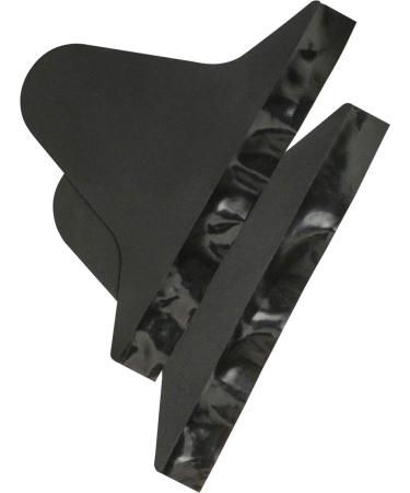 Universal side protection made of black silicone for metal and plastic glasses for cutting