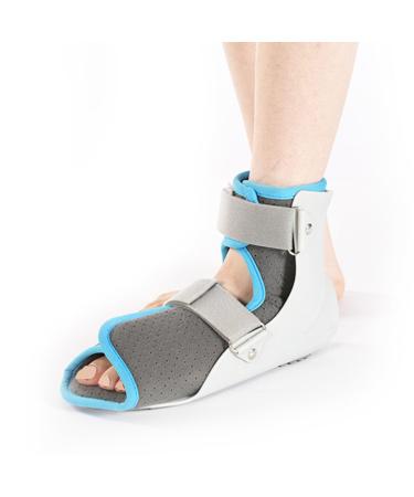 Foot Droop and Valgus Brace Ankle Fixation Brace Ankle Foot Orthosis Support Splint for Foot Drop Varus Valgus Correction Foot Training Equipment Left S S Left