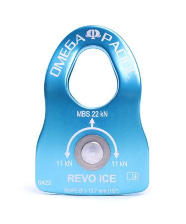 Omega Pacific Revo Ice  Prusik Minded Micro Pulley is Extremely Lightweight  Weighing in at only 1.8 Ounces  Designed Specifically for Crevasse Rescue and Hauling Loads in a Lightweight Size - Buy Online on GoSupps.com