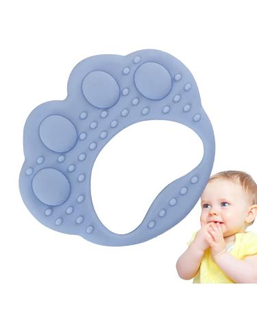 Aznever Silicone Baby Bite Ring - Montessori Toddler Teething Toy Cute Anti-Drop Design for Birthdays & Christmas - Buy Online on GoSupps.com