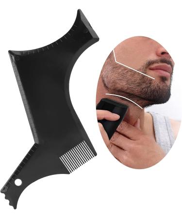 Beard Shaping Tools Men'S Beard Template Beard Styling Black Plastics Hairline Trimming Beard Shaping Tool For Conditioners Beard Shaping Template Beard Beauty Template - Buy Online on GoSupps.com