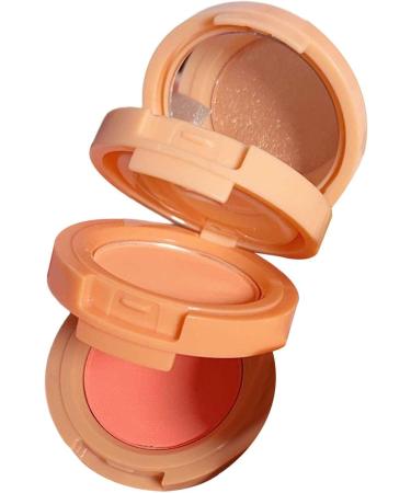 Makeup - 3 Colors er Compact Powder Makeup | Multi-Layer er Compact Powder Makeup Blendable Long-Lasting All-Day Facial Cosmetic Makeup er Rowces 2# Milk Peach - Buy Online on GoSupps.com