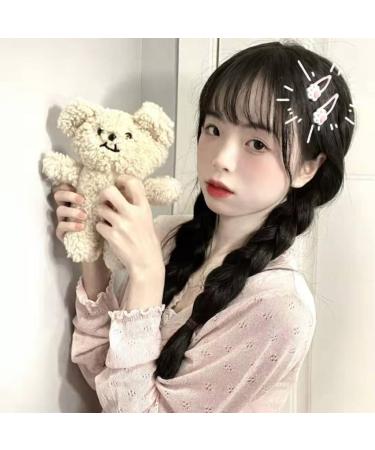 Limtula Snap Hair Clip for Hot Girls Colorful Cartoon Shape Hair Barrettes Sweet Metal Barrettes for Teens Girls Pink - Buy Online on GoSupps.com