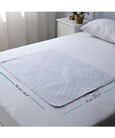 Bedecor Waterproof Washable Absorbent Incontinence Mattress Pad - 70 x 90 cm Pink | Ideal Waterproof Protection for Comfort - Buy Online on GoSupps.com
