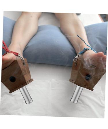 FOMIYES 18 STK Moxa Accessories - Stainless Steel Moxa Gel Burner & Stick Holder | Hot Tool Pusher | Durable 12.5x2.2 cm - Buy Online on GoSupps.com