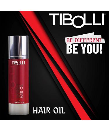Tibolli Desired Hair Oil 1 fl oz - Anti-Frizz & Repair for Dry Damaged Hair - Natural Ingredients for Men & Women - 30ml - Buy Online on GoSupps.com