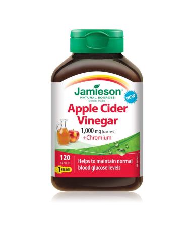 Jamieson Apple Cider Vinegar & Chromium 120 caplets