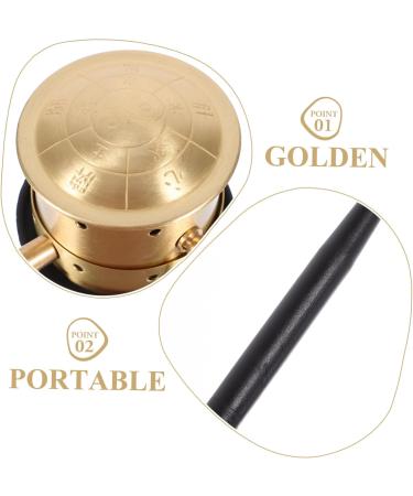 Moxibustion Box Set - Smoke-Free Copper Moxa Burner Holder | Gatuida 16x6cm Heat Treatment Massage Tank - Buy Online on GoSupps.com
