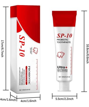 SSQOEGHF Ultra Whitening Toothpaste Sp-10 Probiotic Toothpaste to Remove Stains and Whiten Bright White Toothpaste to Remove Stains Simple and Effective Maintenance - Buy Online on GoSupps.com
