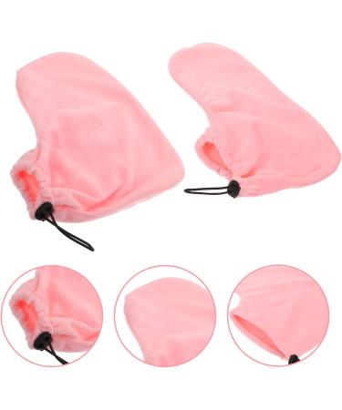 FOMIYES 3 Pairs Wax Warm Foot Cover Refill Pink Cotton Foot Mask - Buy Online on GoSupps.com