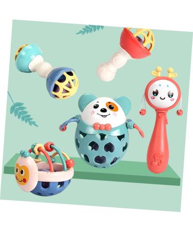 Bestonzon Bite Ring for Toddlers | Sensory Tea Tank Rattles & Handwritten Toys Ideal Baby Teething Tool - Buy Online on GoSupps.com