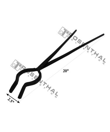 3 Clay Graphite Crucible with 20 Hinge-Style Foundry Tongs - Melting/Casting Gold, Silver, Copper - Precious Metal Hand Tools - Buy Online on GoSupps.com