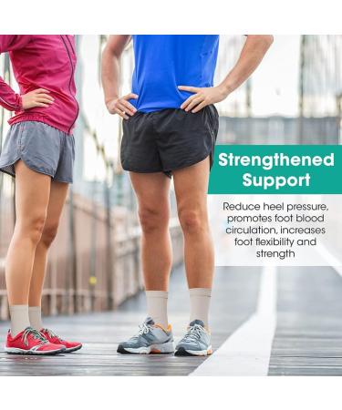 Modvel Foot & Ankle Brace Socks - Compression Sleeve for Sprained Ankle Tendonitis & Arthritis - Unisex Ankle Support for Sports & Recovery - Buy Online on GoSupps.com