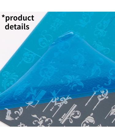 RUNRAYAY Nail Stamping Plate Fashion Flower Love Heart Geometric Multi-Pattern Nails Template Print Image Nail Art Decoration Tool - Buy Online on GoSupps.com