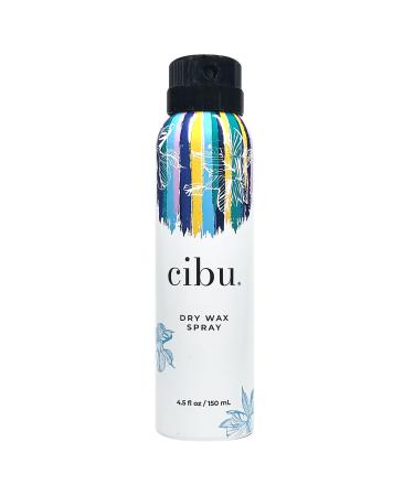 CIBU Dry Wax Spray | Texturizing Hair Spray for Flexible Hold | Alcohol-Free Long-Lasting Hair Styling Spray for Effortless Texture & Definition | Non-Greasy Formula with Bamboo Extracts | 4.5oz