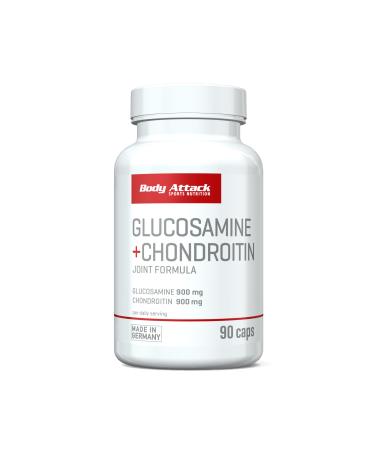 Body Attack Body Attack GLUCOSAMINE + CHONDROITIN - 90 capsules - High-dose joint capsules to support joint balance
