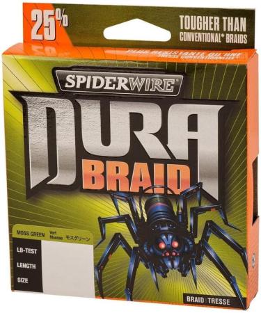 SpiderWire DuraBraid Moss Green Braid Fishing Line 10lb - 150yd - Buy Online on GoSupps.com