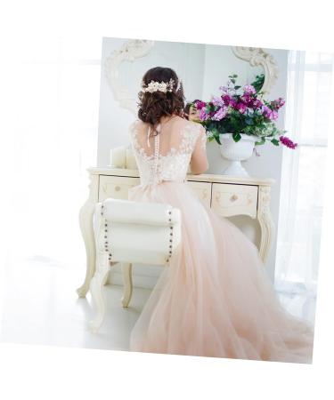 FRCOLOR Special Occasion Headpiece wedding hair for brides Flower hair rhinestone hair bridal hair clip wedding combs for hair for bride Alloy fancy white crystal Bridesmaid Hair Comb - Buy Online on GoSupps.com