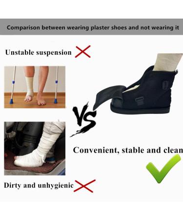 Adjustable Post Op Shoe for Men - Thin & Breathable High Top | Perfect for Spring & Summer - Buy Online on GoSupps.com