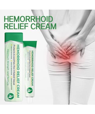 HSadav Drpro Hemorrhoid Relief Cream - Natural Treatment for Hemorrhoids & Fissures (2pcs) - Buy Online on GoSupps.com