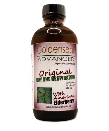 Farm Direct | Elder Berry/Goldenseal Day One Respiratory Support 4 oz.| Sleepy Hollow Herb Farm | Pack of 1