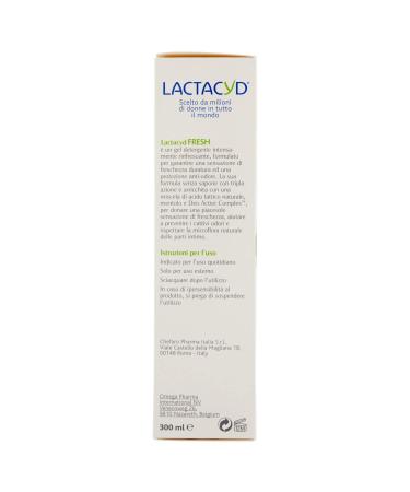 Lactacyd Fresh Intimate Cleaner 300 ml - Soothing pH-Balanced Hygiene for Women | International Shipping Available - Buy Online on GoSupps.com
