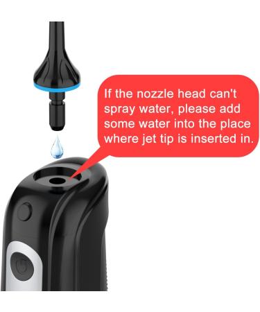 PECHAM Upgraded Cordless Water Flosser - Portable Oral Irrigator IPX7 Waterproof - 4 Jet Tips & Tongue Cleaner - USB Rechargeable - 3 Modes for Deep Oral Clean - Blue - Buy Online on GoSupps.com