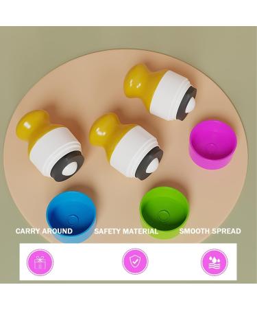 Refillable Roll on Sponge Sunscreen Applicator Suncream and Lotion Applicator for Women & Kids Portable Suncream Applicator for Travel (Pink) - Buy Online on GoSupps.com