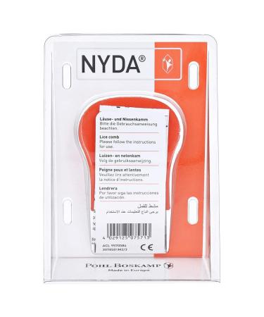 NYDA Lice Comb | Effective Nit Comb for Head Lice Treatment | International Shipping - Buy Online on GoSupps.com