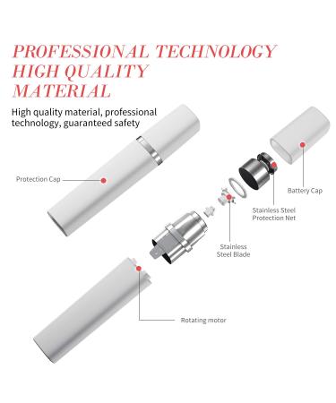 ViviDreamore Facial Hair Removal for Women - Portable Electric Hair Remover for Face, Cheek, Lips, Eyebrow, Chin - Includes Clean Brush - Gentle Peach Fuzz Removal - Buy Online on GoSupps.com