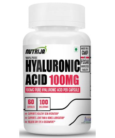 Nutrija Hyaluronic Acid 100mg - 60 Capsules