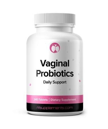 Natural Foundation Supplements Vaginal Probiotics Supplement Supports PH Balance & Intimate Flora 240 Tablets 3 Billion CFU (240 Vaginal Probiotics) Vaginal Probiotics 1 Count (Pack of 240)