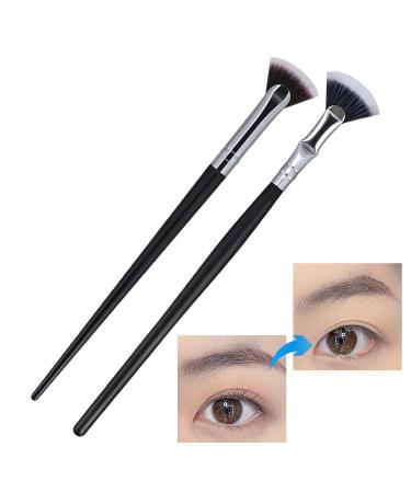Chrox Mascara Eyelash Brush - Easy Folded Fan Brush for Lengthening & Separating Lashes | Ideal for Beginners & Makeup Artists - Buy Online on GoSupps.com