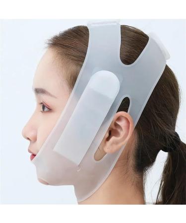 BODOBTF Beauty Face Lift Belt V Face Shaper Slimming Bandage Thin Chin Skin Firming Soft Silica Gel Facial Slimming Tool WHITE - Buy Online on GoSupps.com