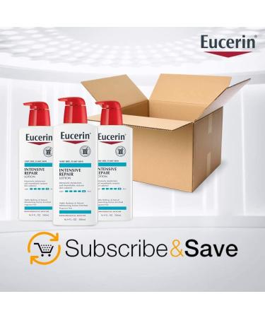 Eucerin Intensive Repair Lotion Fragrance-Free 16.9 fl oz - Deep Hydration for Dry Skin - Buy Online on GoSupps.com