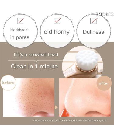 JYTDBCS Bamboo Charcoal face wash Brush Beech Extended Handle Makeup Brush Cleaning Brush Soft Hair Manual Bath face wash Brush - Buy Online on GoSupps.com