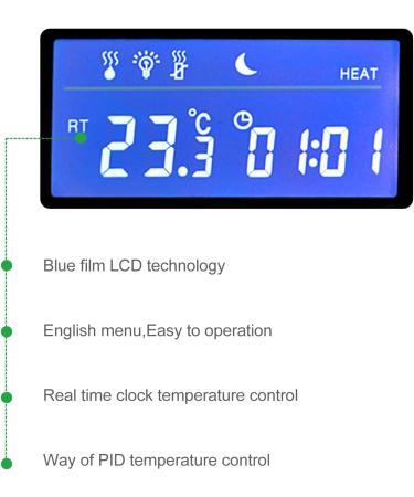 CUSROS PID Day Night Thermostat Dimming Timer Temp Controller Dimmer Digital LED Reptile Thermostat Plug Socket for Heat Lamp Heaters for Snake Lizard Tortoise Vivarium Terrarium Aquarium - Buy Online on GoSupps.com