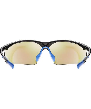 Uvex Unisex Sportstyle 223 Sports Glasses - Black/Blue | Pack of 1 | Ideal for Sports & Outdoors - Shop Now! - Buy Online on GoSupps.com