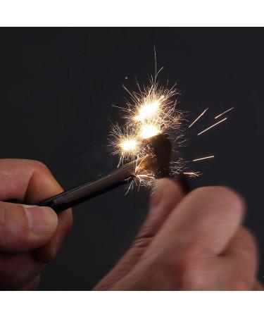 DOSMAMZ Compact Fire Starter with Threaded Ferro Rods - Cool Gift for Men, Dad, Boys - Buy Online on GoSupps.com