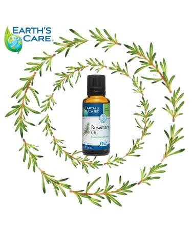 Earth's Care Rosemary Oil 1 fl oz - Pure Essential Oil for Aromatherapy & Hair Care - Buy Online on GoSupps.com
